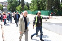 ლადო კახაძემ ორბელიანის მოედნის სარეაბილიტაციო სამუშაოები დაათვალიერა