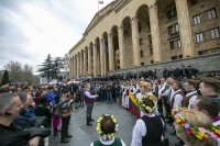 საქართველოსა და ლიეტუვას გუნდებმა 9 აპრილს დაღუპულთა ხსოვნას პატივი მიაგეს