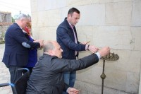 ზესტაფონის მერობის კანდიდატი გიორგობის დღესასწაულთან დაკავშირებულ საზეიმო ლიტურგიას დაესწრო