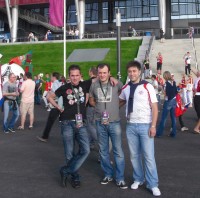 „კარლსბერგის“ გათამაშებაში გამარჯვებულებმა ევროპის ჩემპიონატის მეოთხედფინალურ მატჩზე საპატიო სტუმრის სტატუსით ისარგებლეს