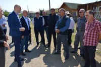 სოფელ ხიხანსა და შაუმიანში 30 წლის შემდეგ სარწყავი სისტემა ამუშავდება