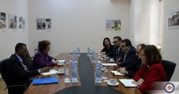 ლაშა დარსალია გაერო-ს გენერალური მდივნის თანაშემწესა და ჟენევის საერთაშორისო მოლაპარაკებებში გაერო-ს წარმომადგენელს შეხვდა