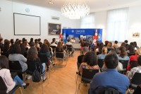 თამარ ჩუგოშვილი თბილისის სახელმწიფო უნივერსიტეტის სტუდენტებს შეხვდა