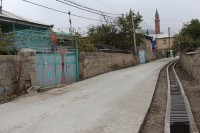 ქვემო ბოლნისში 1350 გრძივ მეტრზე ბეტონის გზა მოეწყო