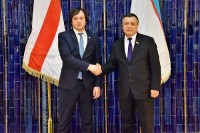 ირაკლი კობახიძე უზბეკეთის საკანონმდებლო პალატის თავმჯდომარეს შეხვდა