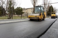 სამგორის რაიონში კეთილმოწყობის სამუშაოები მიმდინარეობს 