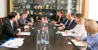 ლევან დავითაშვილი ზემო ავსტრიის სოფლის მეურნეობის მინისტრს შეხვდა