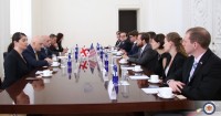 დავით ზალკალიანი ამერიკის შეერთებული შტატების კონგრესის აპარატის მრჩეველთა დელეგაციას შეხვდა