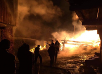 ხულოში ხანძრის შედეგად  7 სახლი დაიწვა