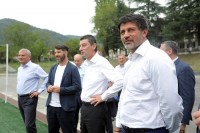 „ქართული ოცნების“ ლიდერები ჰერეთის ფეხბურთის აკადემიაში იმყოფებოდნენ