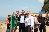 ზურაბ პატარაძემ სარფი-კვარიათის ნაპირსამაგრი სამუშაოები დაათვალიერა