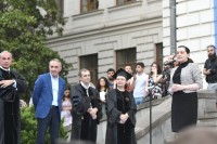 მარიამ ჯაშმა თბილისის სახელმწიფო უნივერსიტეტის მეასე გამოშვების ახალგაზედებს უნივერსიტეტის დამთავრება მიულოცა