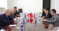 დავით ზალკალიანი საქართველოში ჩინეთის ელჩს შეხვდა