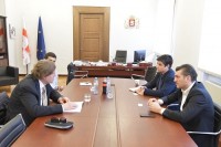 მიხეილ ყაველაშვილი საქართველოს სათხილამურო ფედერაციის ვიცე-პრეზიდენტს შეხვდა