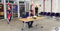 საქართველოს საგარეო საქმეთა მინისტრის მოადგილემ გაერთიანებული სამეფოს საელჩოში გახსნილ სამძიმრის წიგნში ჩანაწერი გააკეთა