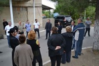 ლევან დავითაშვილი ვარკეთილისა და ვაზისუბნის რაიონებში მცხოვრებ დევნილ მოსახლეობას შეხვდა
