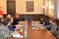 თამარ ჩუგოშვილი გერმანიის საერთაშორისო თანამშრომლობის საზოგადოების (GIZ)-ის საქართველოს ბიუროს ახალ ხელმძღვანელს შეხვდა