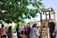 ნუცუბიძის IV მიკრორაიონში ახალი სკვერი ეწყობა