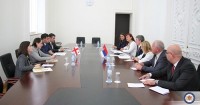 ვახტანგ მახარობლიშვილი სერბ პარლამენტარებს შეხვდა