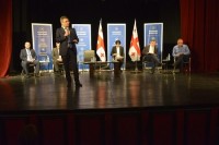 კონსტიტუციური კანონის პროექტის განხილვა დღეს სამტრედიაში გაიმართა