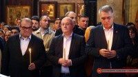 თავდაცვის მინისტრი ანდრია პირველწოდებულის ხსენების დღისადმი მიძღვნილ ღვთისმსახურება სსიონის საკათედრო ტაძარში დაესწრო