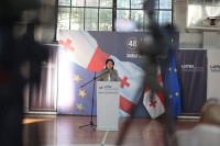 სალომე ზურაბიშვილი ფოთელებს: ნიკო ნიკოლაძის საინტერესო ხედვები ჩემს პროგრამაში გადმოვიტანე