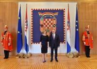 საქართველო ელჩმა ხორვატიის პრეზიდენტს რწმუნებათა სიგელები გადასცა