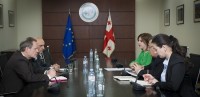 სოფლის მეურნეობის მინისტრის მოადგილე გიორგი ხანიშვილი ოლივიე ბურკს შეხვდა