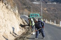 ტყიბულში ცხრაჯვარის სალოცავთან მისასვლელი გზის რეაბილიტაცია განხორციელდა