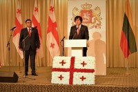ირაკლი კობახიძე ლიეტუვაში საქართველოს დამოუკიდებლობის დღისადმი მიძღვნილ საზეიმო მიღებას დაესწრო