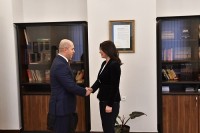სოფიო ქაცარავა სომეხ კოლეგას შეხვდა