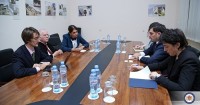 საგარეო საქმეთა მინისტრის მოადგილე ფრანგ სენატორს შეხვდა
