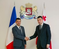 გიორგი გახარიამ საფრანგეთის თავდაცვისა და ეროვნული უსაფრთხოების გენერალური სამდივნოს დელეგაციას უმასპინძლა
